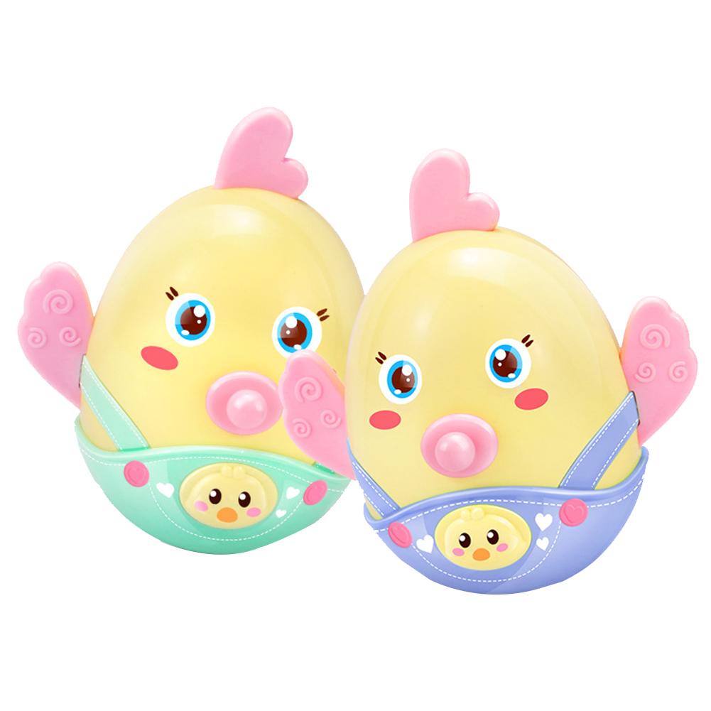 

Игрушка-колокольчик с куриной погремушкой, музыкальная тряска, развивающее интерактивное занятие зелёный