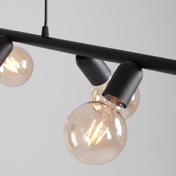 Ceiling lamp chandelier hanging living room kitchen black room loft modern