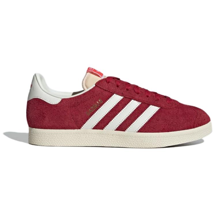 Adidas Gazelle Victory Red Unisex Sneakers Team-Victory-Red Off-White Cream-White IF9652