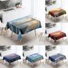 Natural Scenery Tablecloth Landscape  Anti-fouling Waterproof Rectangular Kitchen Dining Table Home Decoration