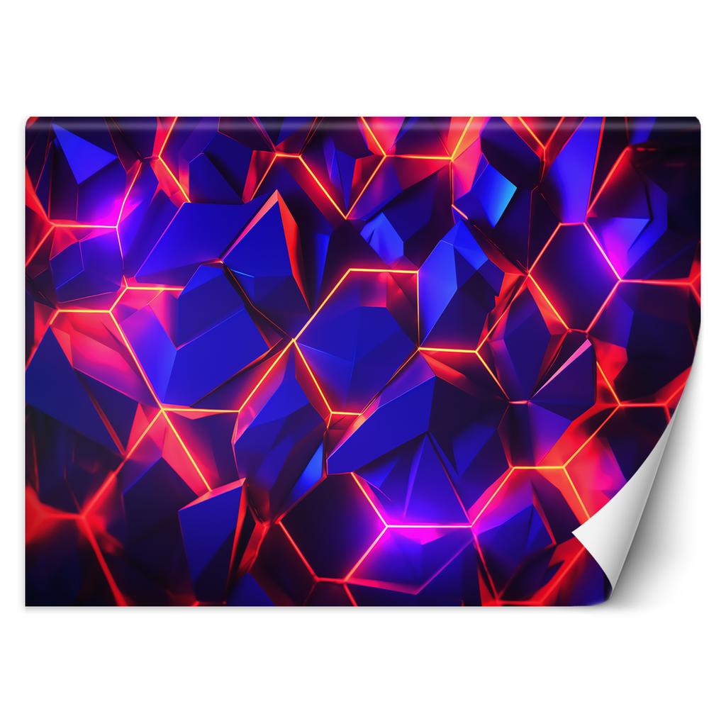 Wallpaper Neon Abstract Texture
