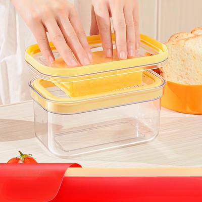 Butter Cutting Storage Box Butter Cheese Cutting Artefact Partition Seal Packaging Fresh-keeping Refrigerator Storage, Slicer