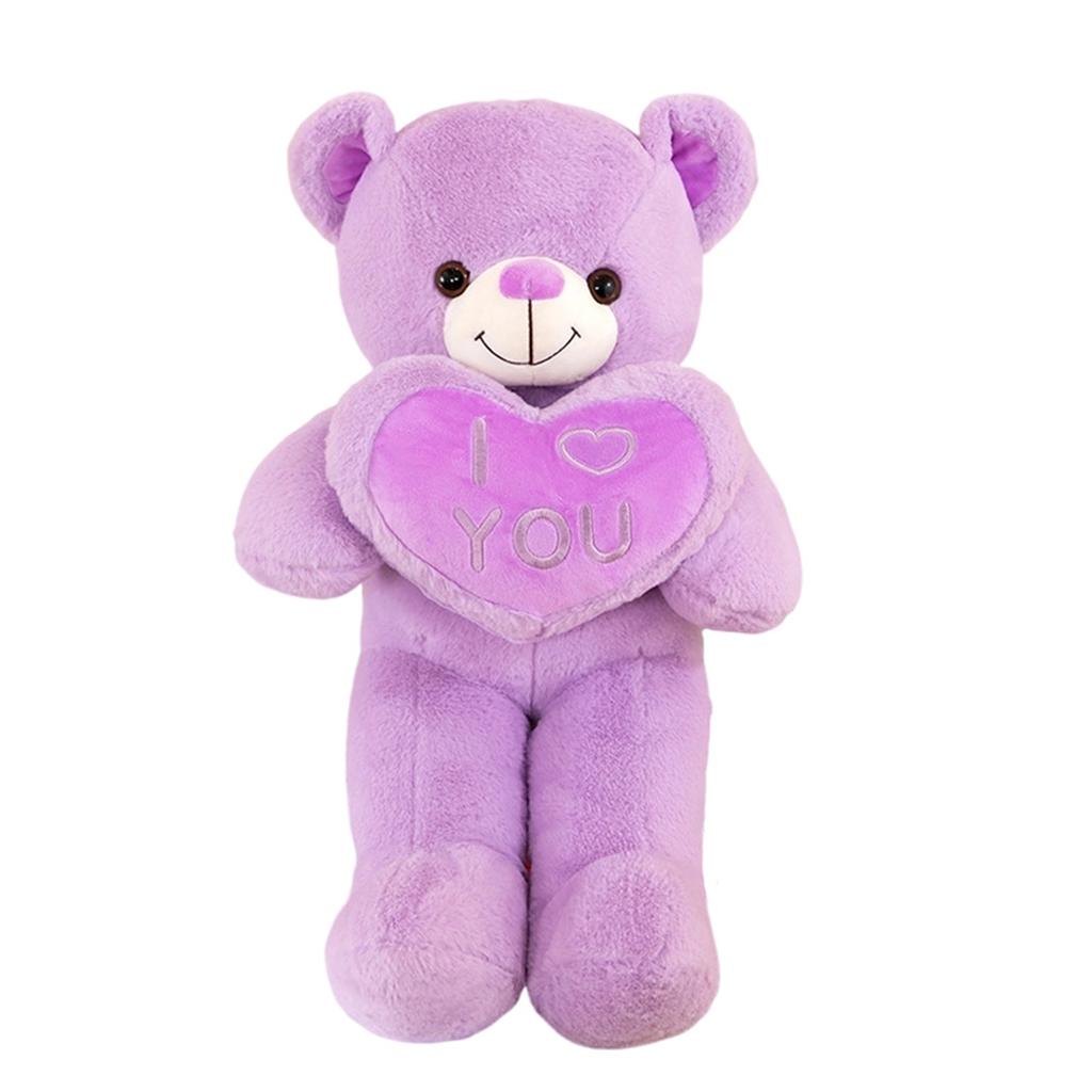 Cute Heart Hugging Bear Doll Plush Toy Cute Valentine's Day Confession Gift