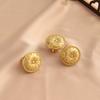 1pc Brass Handle Single Hole Solid Cabinet Door Light Gold European Style Drawer Kitchen Shoe Cabinet Wardrobe Brass Knob