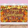 Thanksgiving Happy Party Background Cloth Decoration Banner Hanging Decoration