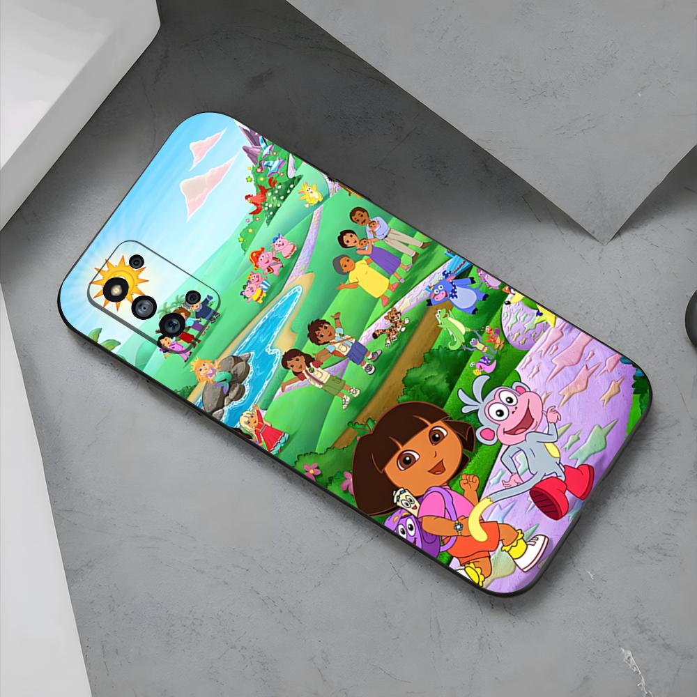 Dora The Cartoon E-explorer Phone Case For Samsung S26 S25 Edge S24 S23 S22 S21 S20 Ultra Plus Fe Galaxy Silicon Cover