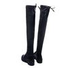 New Over Knee High Motorcycles Women Boots 2025 Winter Chelsea Mid Heels Gladiator Boots Fashion Lace-up Snow Shoes Boots