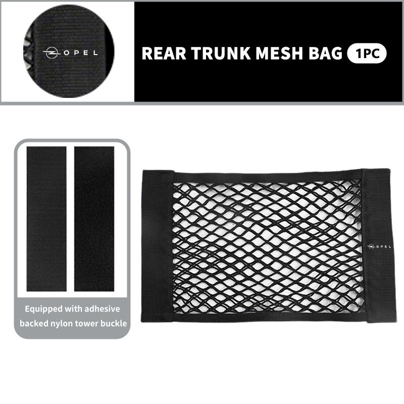 Car Rear Trunk Elastic Mesh Extinguisher Storage Net Fixing Bag For Opel Insignia Astra G J F K Vectra C H Corsa C B D Omega