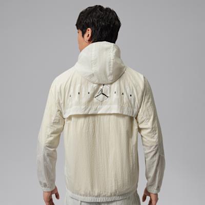 Jordan Jackets Men's Ecru Hooded Non Detachable Moderate