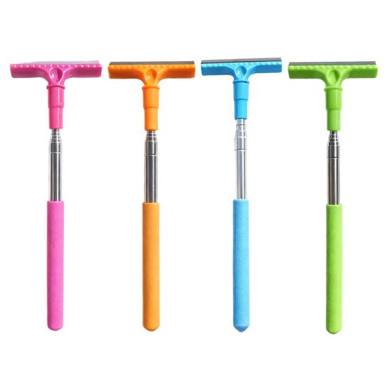 Extendable Car Side Mirror Wiper Window Squeegee Multi-Function Glass Cleaner for Rain Dirt Portable Compact Essential Auto Cleaning Tool for Cars