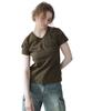 Women's FATIGUE V-NECK T-SHIRT L 310 Olive 783-0932002