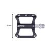 1Pair Universal Colorful Bike Pedals Aluminum Alloy Bicycle Flat Platform for Folding Mountain Road Bikes