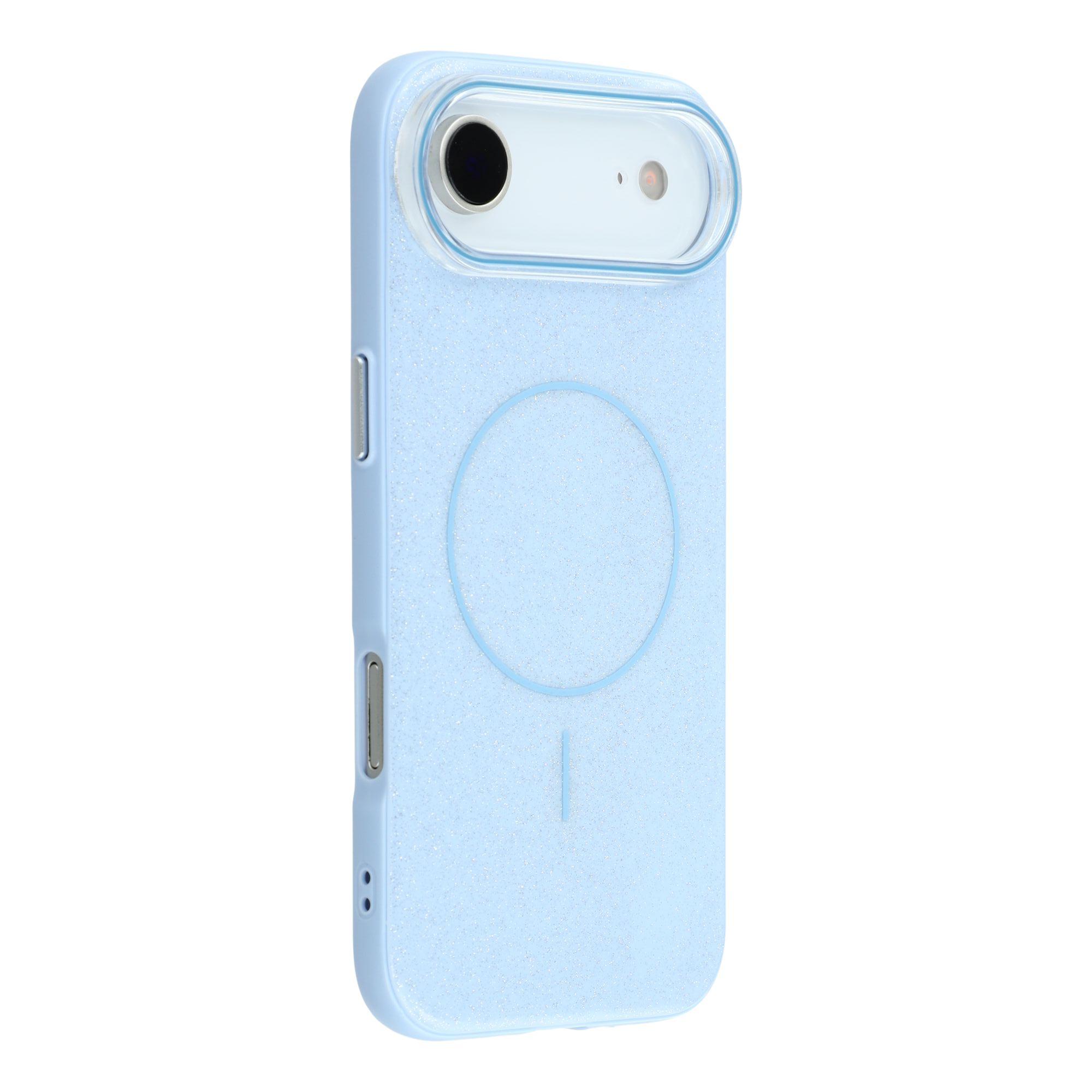 For iPhone Air Case Compatible with MagSafe Glitter Design IMD TPU + PC Phone Back Cover A
