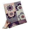 New Geometric Autumn and Winter Thickened Imitation Cashmere Warm Shawl Korean Style Classic Geometric Women's Windproof Scarf