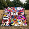 Digital Circus Adventure Blanket Flannel Throw for Sofa, Indoor, Camping, Living Room, Office, Chair, And Bed Soft Birthday Gift