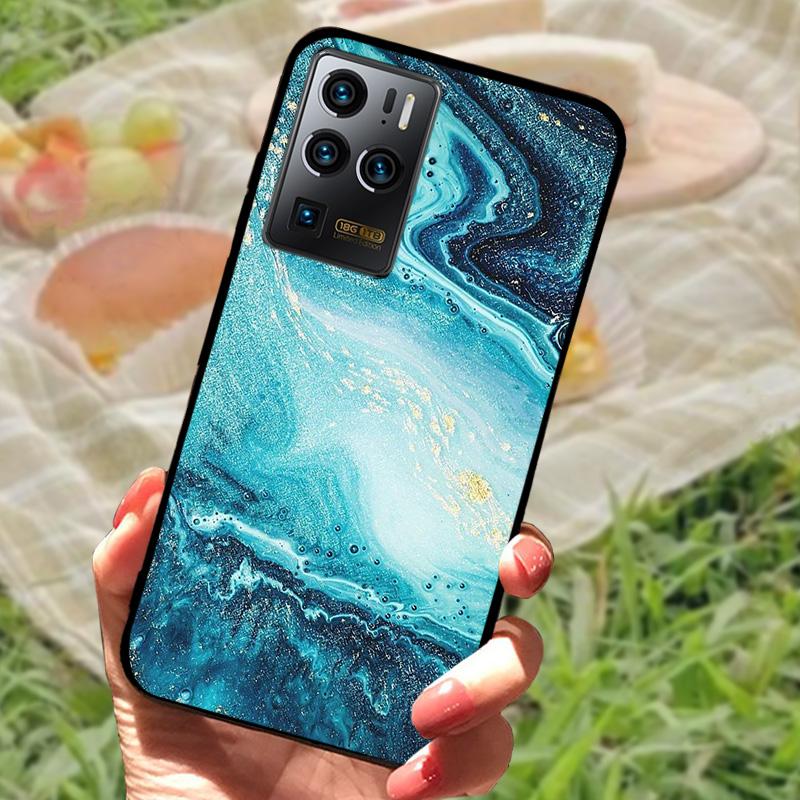 Für ZTE Axon 30 Ultra 5G Stoßfeste Silikon-Weich-TPU-Handyhülle Für ZTE Axon 30 Ultra Mode Cartoon Schutzhüllen Cover
