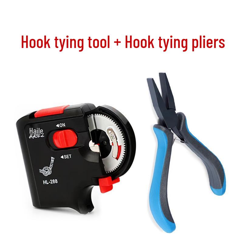 Electric Fish Hook Tying Tool - Automatic Fishing Line & Hook Assistant