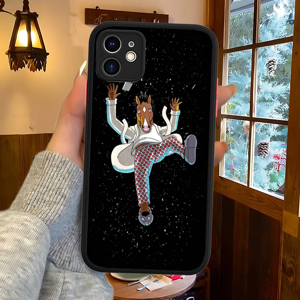 

Classic Animation BoJack H-Horseman Matte Transparent Phone Cover For IPhone Case 16 15 14 13 12 11 Pro Max X XS Max Plus iphone 12pro max