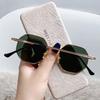 Personalized Multi Women's Sun Goggles New Fashionable Metal Polygonal Sunglasses Driving Travel Anti UV Sunshades Sunglasses