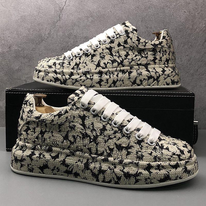 

Fashion New Men Shoes Outdoor Casual Sneakers Rhinestone Board Shoes Men Fashion Deerskin Sports Large Size Shoes Men Zapatillas Hombre 10 белый