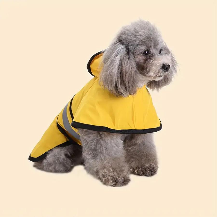 Adjustable Dog Raincoat, Waterproof And Windproof, Suitable For Different Dog Types, Keeping Pets Dry And Comfortable When Going Out On Rainy Days