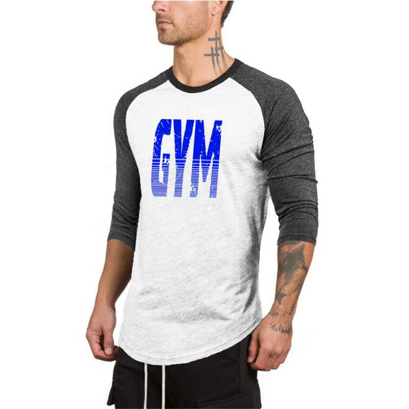 Gym Causal Mens Cotton Half Sleeves Tshirts Sports Training Men