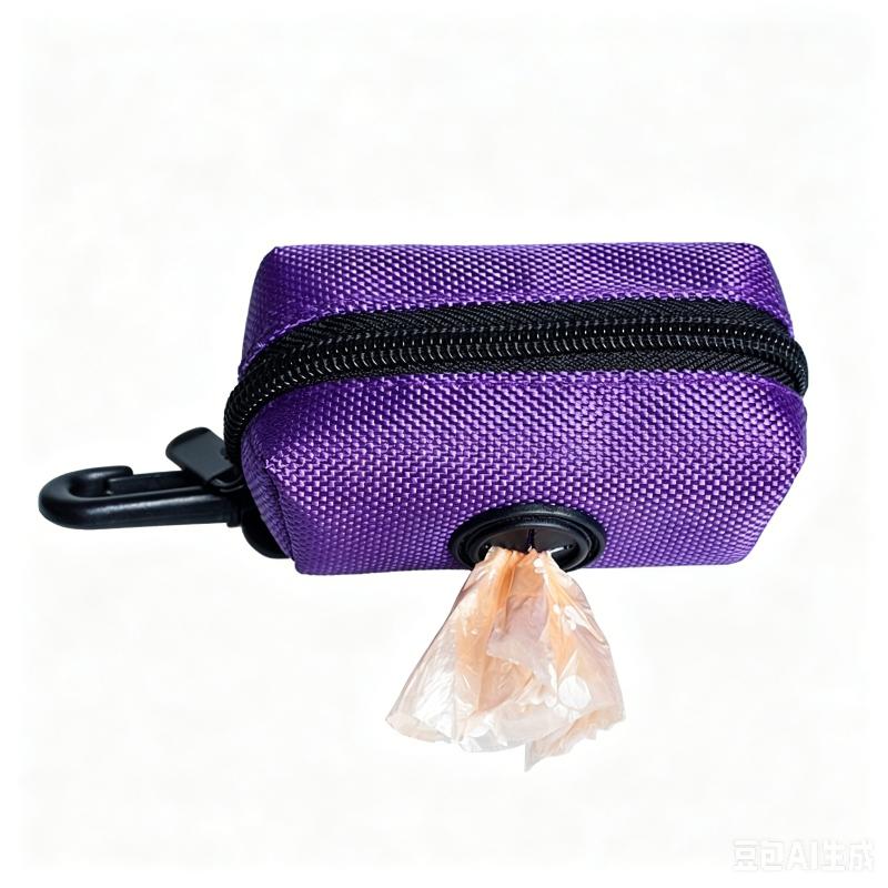 Supporto per sacchetti per escrementi di cani, guinzaglio, regolabile, mini, da viaggio, per la spazzatura, dispenser per sacchetti per escrementi di cani, strumenti per la pulizia degli animali domestici