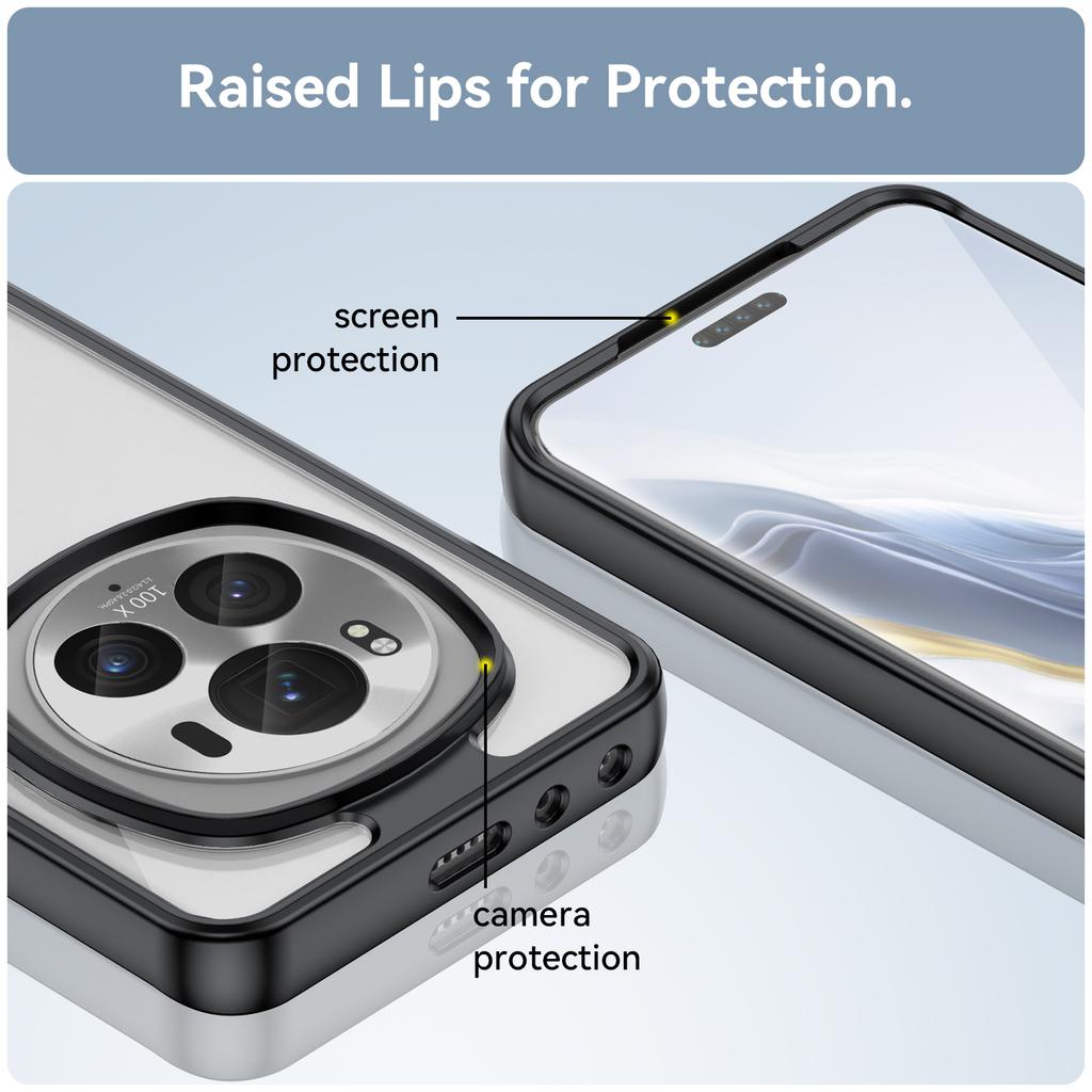 For Honor Magic6 Pro 5G TPU+Acrylic Case Transparent Back Phone Cover