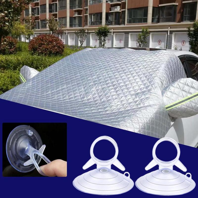 10pcs Automotive Glass Suction Cup Car Windshield Sunshade Suction Cups Reusable PVC Sucker Car Window Suction Cup