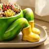 Weather Resistant Plant Container Cute Lying Frog Planter, Decorative Resin Pot, Funny Pastoral Style Garden Ornament for Succulents Indoor