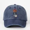 American Letter Embroidered Sun Hat Couple Mesh Breathable Duck Tongue Hat Truck Hat Versatile Baseball Hat