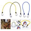 24'' Bungee-Seil mit Haken Latex Stark Elastisch Gepäckseil Widerstandsgestell Fracht Camping Wohnmobil Handkarren Spanngurte