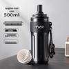 TKK Portable Stainless Steel Insulated Coffee Mug with Dual-Drink Lid