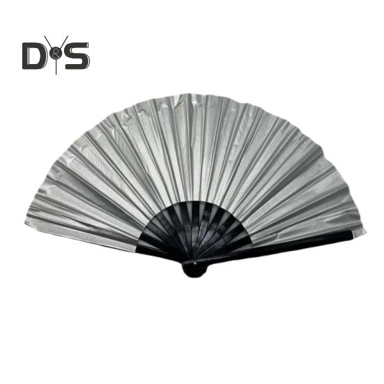 Tragbarer Faltventilator, holografischer Handventilator für den Sommer, Dekoration, Tanz-Performance-Requisiten, Party-Kostümzubehör