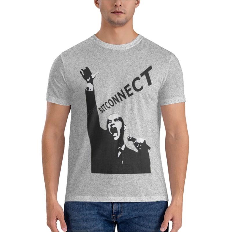 Bitconnect Speech 5.2 Classic T-Shirt Men s cotton t-shirt men t shirts graphic t shirt summer black t-shirt men tees S