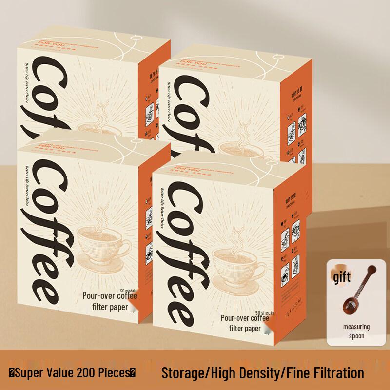 QIWEY Pour-Over & Drip Coffee Filter Paper