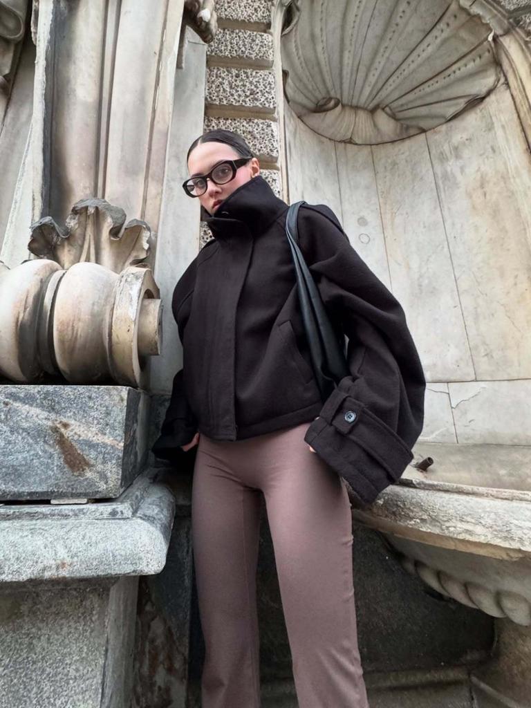 Women's Casual Stand-Up Collar Short Jacket