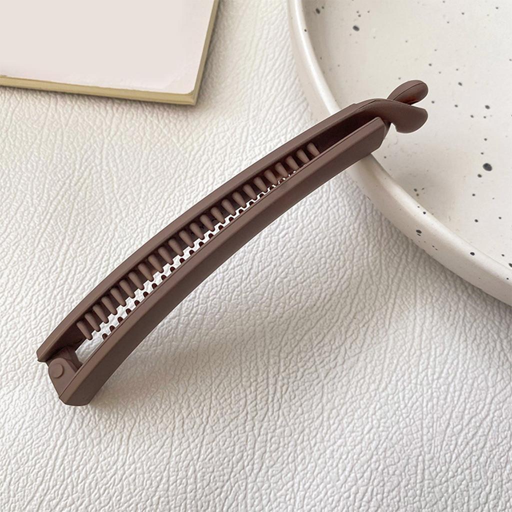 Matte Finish Banana Hair Clip for Women and Girls Strong Hold Ponytail Bun Clamps Portable Hair Styling Accessories