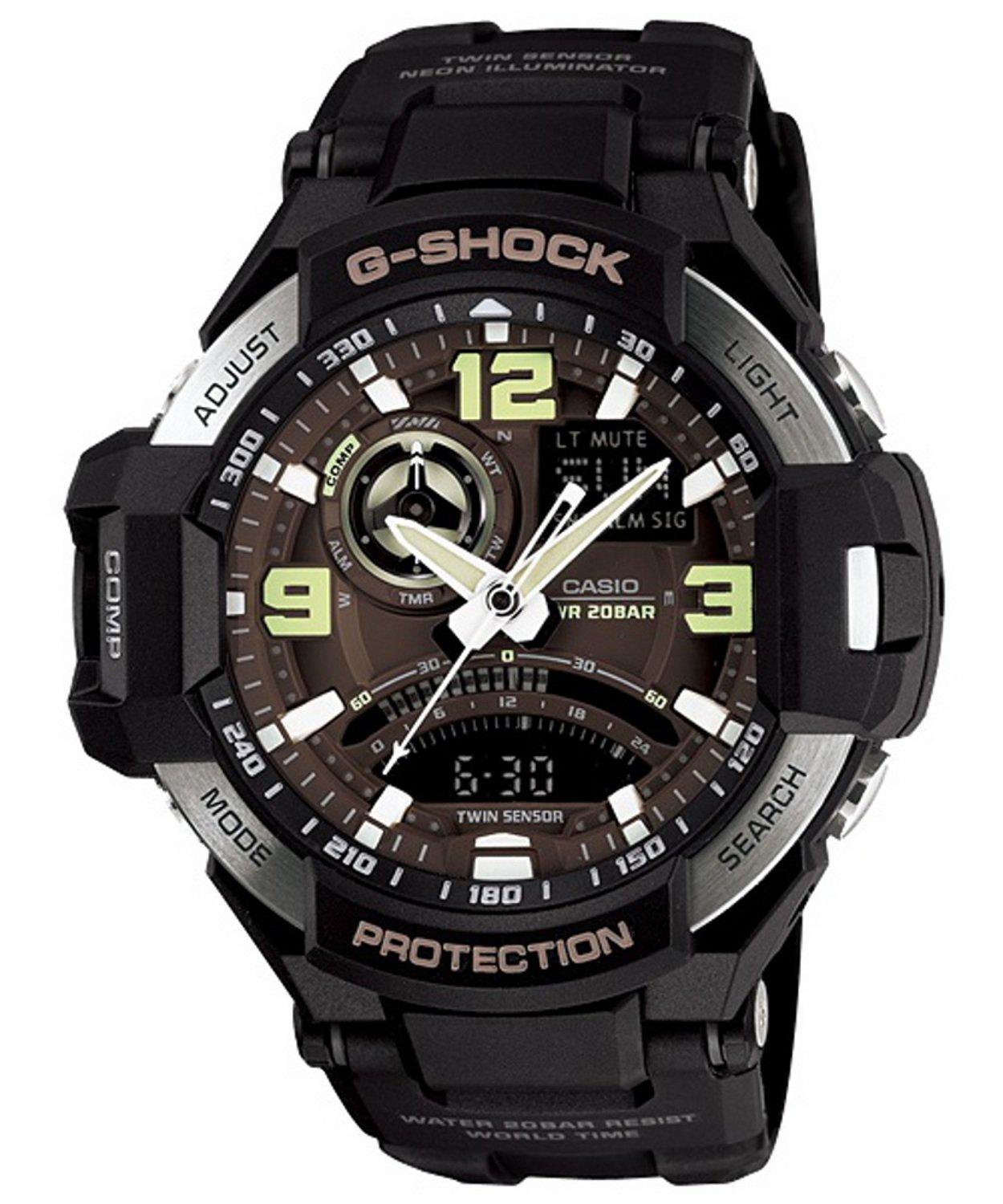 

Чоловічий годинник G-SHOCK CASIO Sky Cockpit Ana-Digi GA-1000-1B чорний
