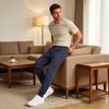 Men Lightweight Athletic Jogger Pants Quick Dry Running Golf Elastic Fitness Tapered Sweatpants Comfortable Workout Bottoms