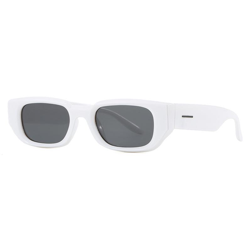 Trendy Irregular Small Frame Sunglasses - Slimming Wide-Leg Design for Men and Women