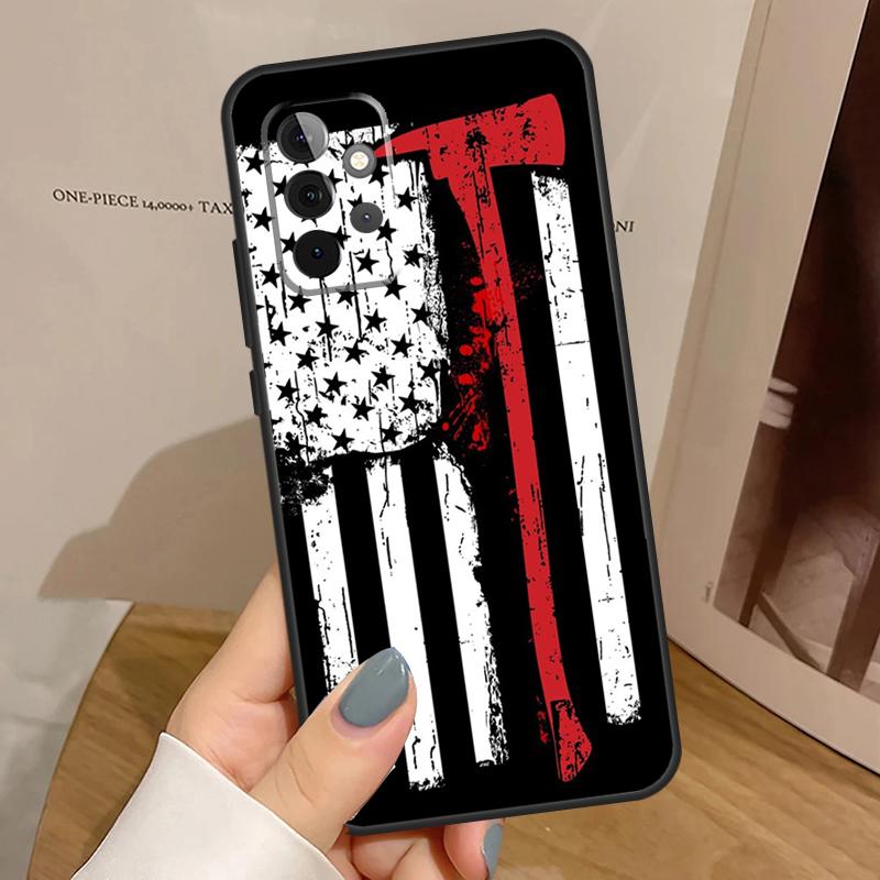 Firefighter Heroes Fireman Funda For Samsung Galaxy A15 A25 A35 A55 A52 A32 A12 A14 A34 A54 A51 A71 A53 A13 A33 Case
