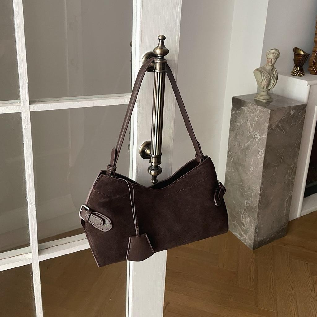 Li Jia Tong's New Style Hobo Bag Series Genuine Leather Single Shoulder Bag Women's Handbag Lightweight And Simple Fashion Tote Bag