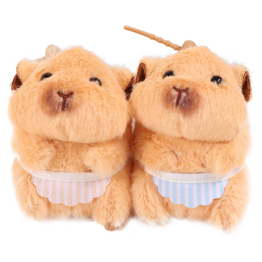 Bag Charm Hamster Plush Pendant Hanging Decoration Hamster Plush Keychain  Kids Toy