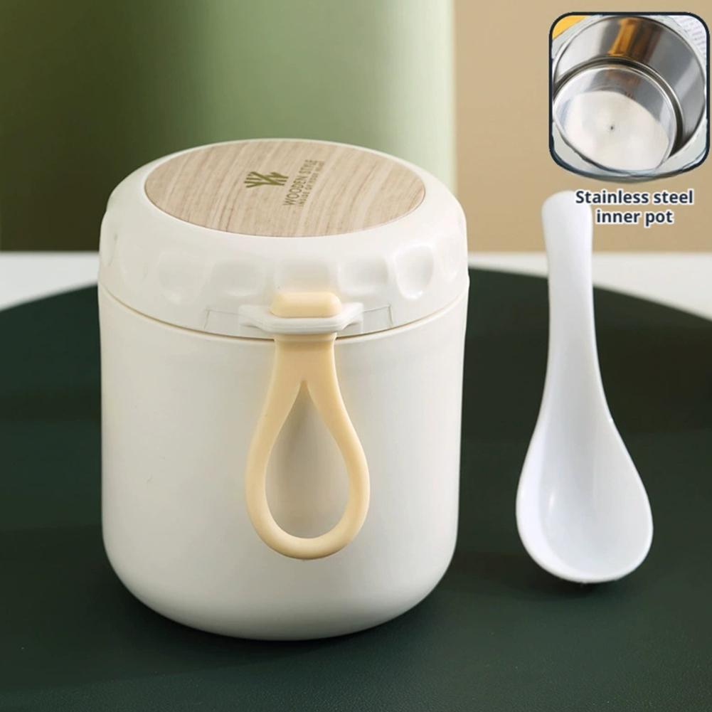 Portable Soup Jar 400/380ml Stainless Steel Vacuum Insulation Lunch Container Thermal Food Jar for Office Outdoor Picnic Tool