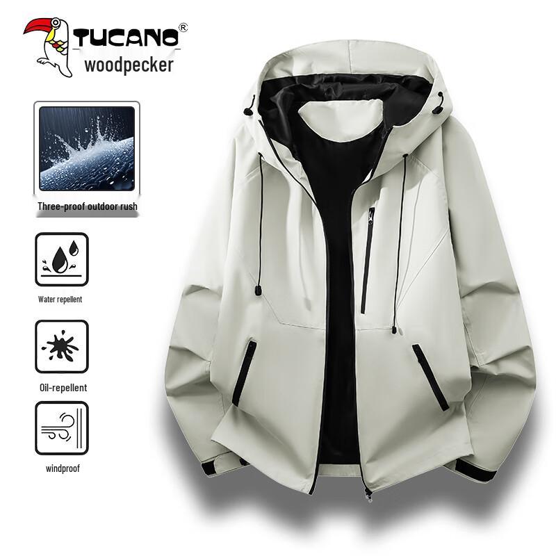 Tucano Men's 2025 Outdoor Windproof Waterproof Softshell Jacket