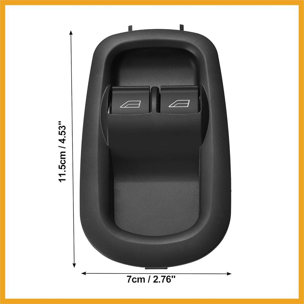 Power Window Switch 2029885 1791339 for Ford Transit MK8 Custom 2014 2015 2016 2017 2018 2019 2020-2023 Driver Side Door Power Window Control with