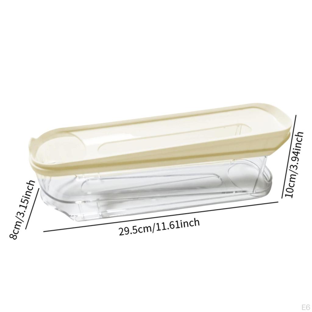 Automatischer rollender Eierablage-Organizer-Behälter für Kühlschrank und Arbeitsplatte