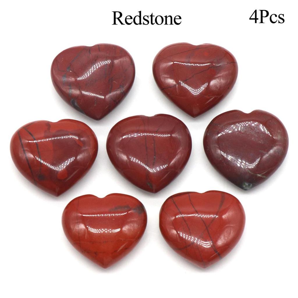 Herz-Kristall-Ornament-Dekoration, Energie-Naturstein, Reiki-Heil-Edelstein für Topfpflanzen, Fischtanks, Aquarien, Heimdekoration, Schmuckzubehör, 2 × 2 cm