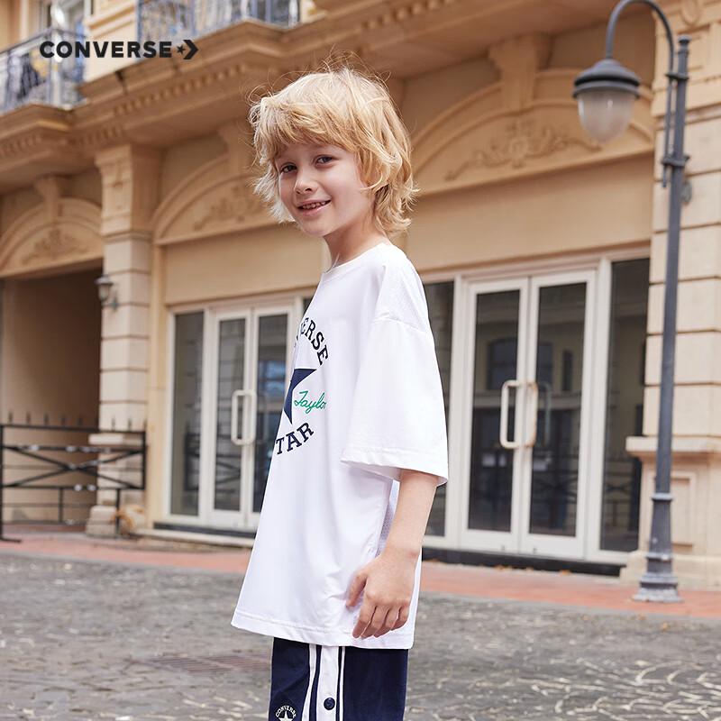 

Converse 2024 Summer Kids Unisex Loose Casual Round Neck T-shirt 130/64